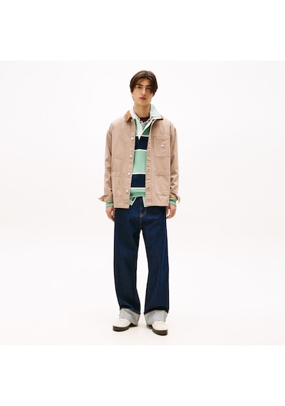 Tommy Hilfiger Oversized Fit Corduroy Collar Erkek Pembe Ceket Dm0dm22017 Pembe