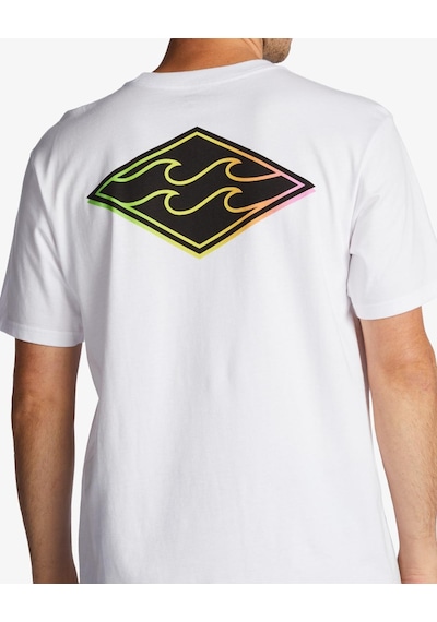 Billabong Abyzt01697-Wht Crayon Wave Ss Erkek T-Shirt 001