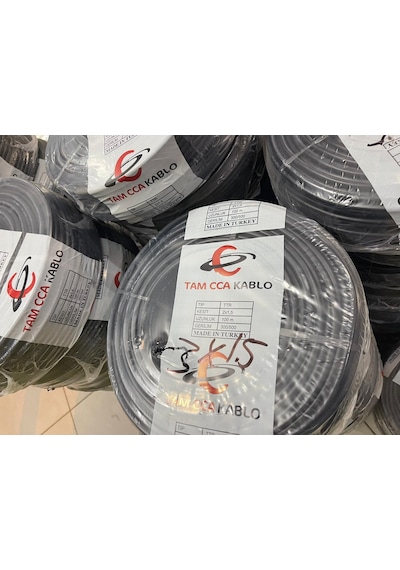 100 M 3x1.5 MM Tam Kesit CCA TTR Elektrik Kablosu