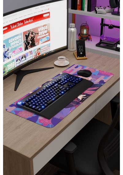 Yun Jin Genshin Impact Anime Oyuncu V1 - 70x30 Xl Gaming Mouse Pad Fare Altlığı
