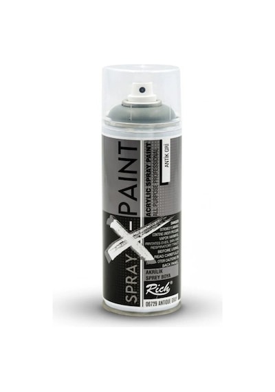 X Paınt Sprey Boya 400 Ml Antik Gri Antik Gri
