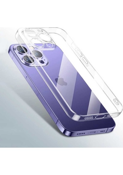 Apple Uyumlu iPhone 13 Pro Max Kılıf Şeffaf Sert Pc Zore Sararmayan Vayt Kapak