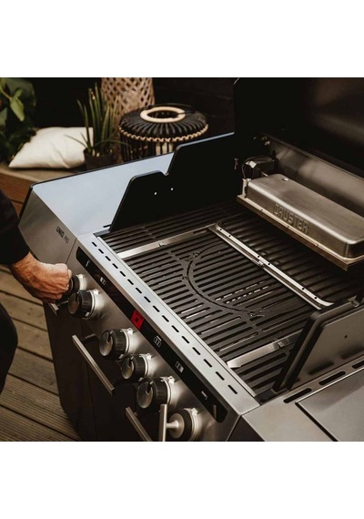 Uniq Pro 3 Ik Kitchen Cruster Gazlı Mangal Ve Fırın 24,9 Kw Siyah