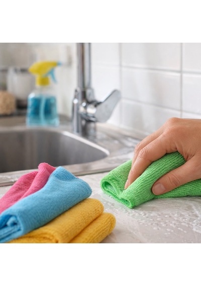 Ece Life Ece-21 Lüx Mikrofiber Dürüm Temizlik Bezi 4 Adet - 12'li Paket Diğer