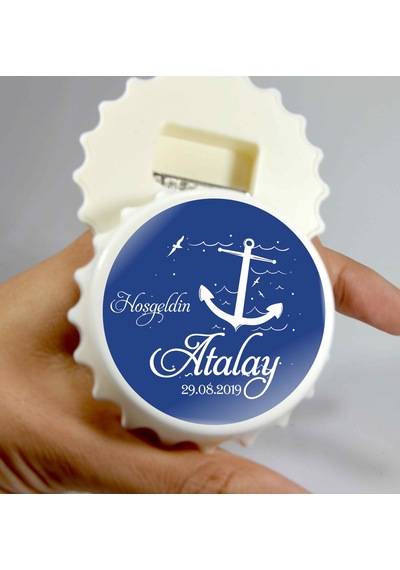 Baskiistiyorumm Hoşgeldin Bebek Açacak Magnet Açacaklı Kapak Şeklinde Magnet (387488477)