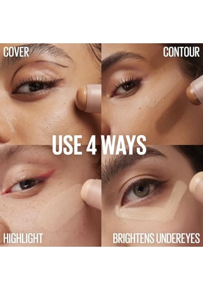 Maybelline New York Lifter Stix Yüz Şekillendirici Stick- 45 Kızılcık Tohumu Yağı, Doğal Kaplama, Şekillendirilmiş Görünüm, Komedojenik Olmayan, Çok Amaçlı Kontur