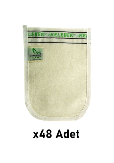 Kelebek Kese Ekstra Kalın Beyaz Banyo Hamam Kesesi 48 Adet