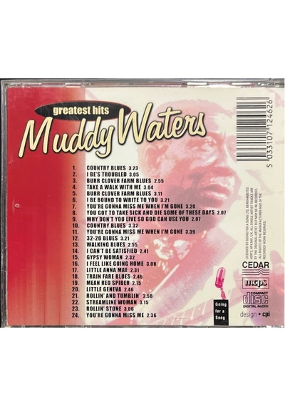 Plak Değildir Cd Dir Cd Muddy Waters Greatest Hits Cd