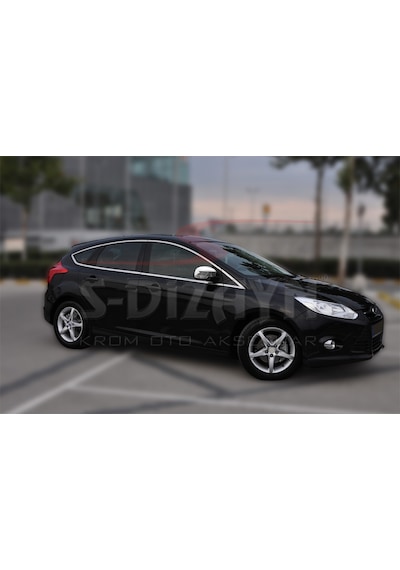 S-Dizayn Ford Focus 3 Hb Krom Cam Çerçevesi 16 Prç 2011-