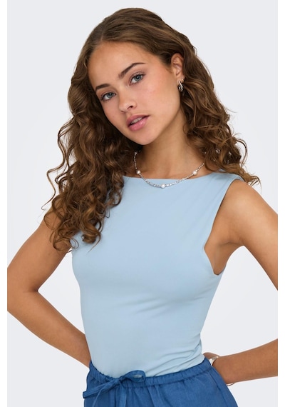 Only Onlea 2-ways Fit Kadın Askılı Basic Atlet Top Mavi