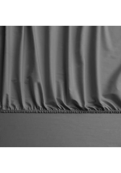 Linens X Tencel Lyocell Çift Kişilik Lastikli Çarşaf Antrasit
