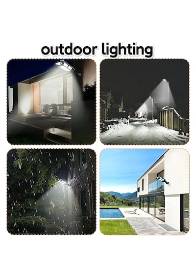 Monozone Led Lamba Sensörlü Su Geçirmez Güneş Enerjili 3 Modlu