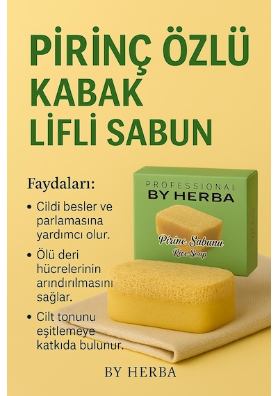By Herba Kabak Lifli Pirinç Aromalı Sabun