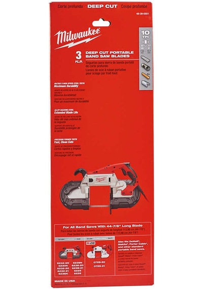 Milwaukee 1139.83 Mm X 10 Tpi Testere M18 Cbs 125- 3 Adet