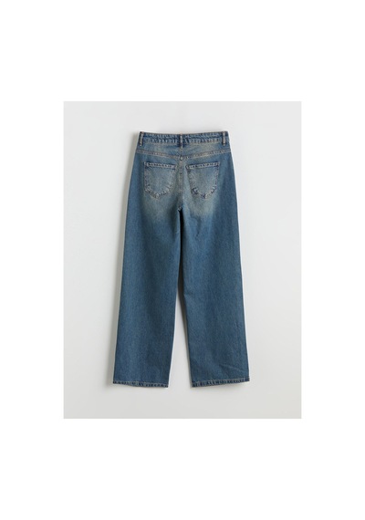 LC Waikiki Alıta Cıty Farkıyla Lcw Jeans İndigo Denim Düz Baggy Fit Normal Bel Geniş Paça Kadın Jean Pantolon İndigo - 925400036 İndigo LC Waikiki Alıta Cıty Farkıyla Lcw Jeans İndigo Denim Düz Baggy Fit Normal Bel Geniş Paça Kadın Jean Pantolon İndigo - 925400036 İndigo