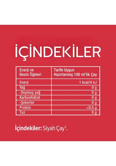 Lipton English Breakfast Siyah Bardak Poşet Çay 25li