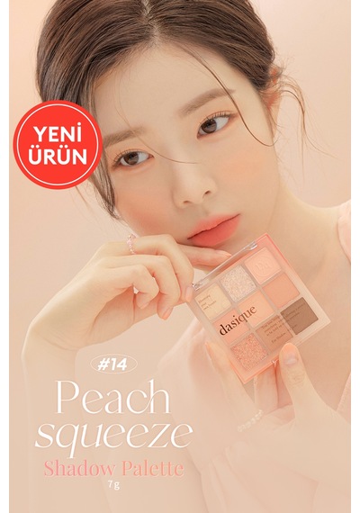 Dasique Mat Ve Işıltılı Renk Seçenekleri Sunan Far Paleti Shadow Palette 14 Peach Squeeze 14 Peach Squeeze