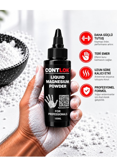 Likit Magnezyum Tozu - Elite Series Liquid Chalk - Calisthenics, Crossfit, Powerlift, Arm Wrestling, Fitness, Pole Sport