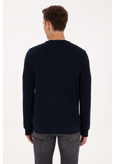 U.S. Polo Assn. Erkek Regular Fit Bisiklet Yaka Lacivert Sweatshirt 50310310-VR033 U.S. Polo Assn. Erkek Regular Fit Bisiklet Yaka Lacivert Sweatshirt 50310310-VR033