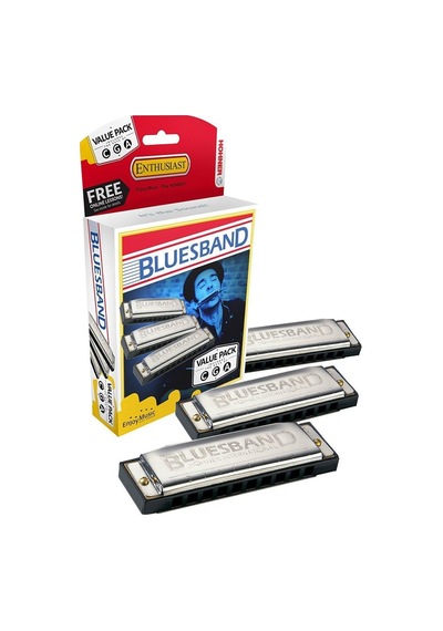 Hohner Blues Mızıka Seti do-sol-la Majör