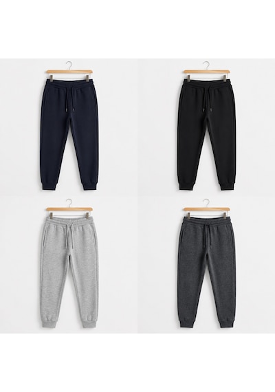 Hukids Unisex Çocuk Eşofman Altı Antrasit