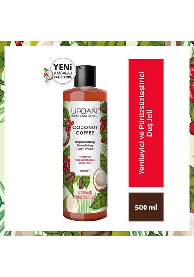 Coconut Coffee Yenileyici Ve Pürüzsüzleştirici Duş Jeli 500 Ml- Vegan Diğer