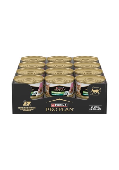 Tr Sterilised Somonlu Ve Ton Balıklı Konserve Yaş Kedi Maması, 85 G X 24