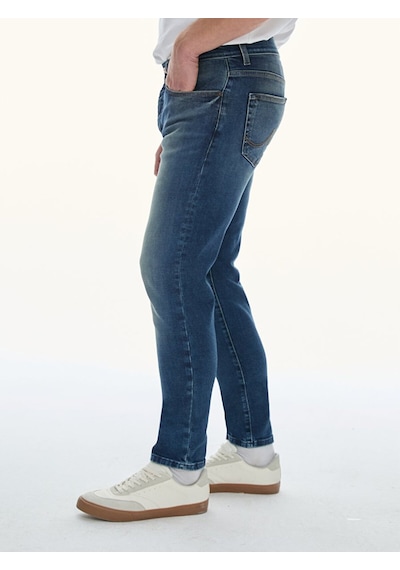 Ltb Lawrıe Y Normal Bel Dar Paça Slim Erkek Jean Pantolon 010095152215883 - 55447 Koyu Mavi