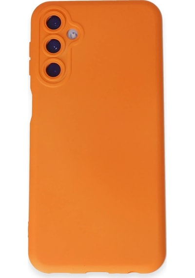 Newface - 152 -  Galaxy Uyumlu M34 5g Kılıf Nano İçi Kadife Silikon - Edntrend - - Turuncu