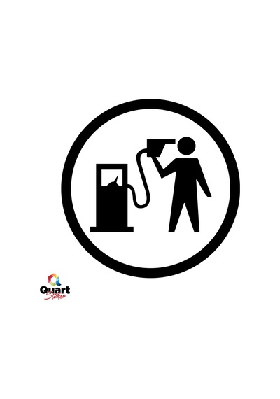 Benzin Deposu Sticker Araba Yakıt Deposu Oto Araba Sticker