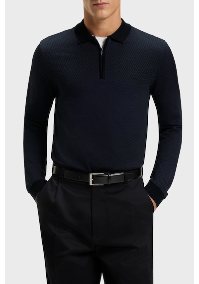 Boss Erkek Polo Yaka Kazak 50549583 404 Lacivert Lacivert