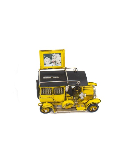 Klasik Metal Araba Nostaljik Çerçeveli Kumbara Model