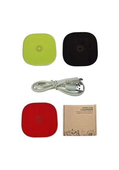 Kablosuz Şarj Pedi Wireless Charging Pad Siyah