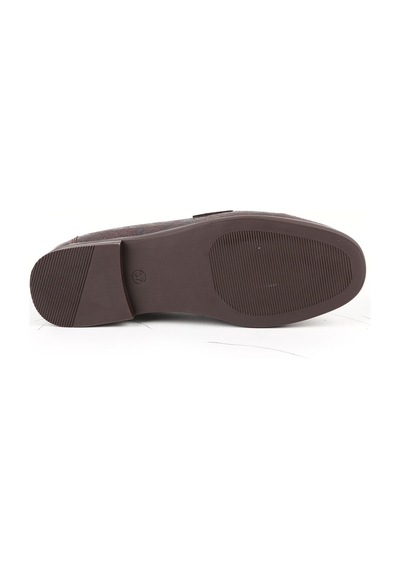 Libero L085.k012 Kroko Desenli Gül Tasarımlı Metal Tokalı Tpu Taban Kadın Loafer Ayakkabı Kahve Libero L085.k012 Kroko Desenli Gül Tasarımlı Metal Tokalı Tpu Taban Kadın Loafer Ayakkabı Kahve