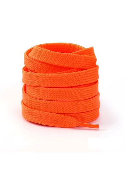 Kalzeno Spor Ayakkabı Bağcığı Yassı-converse Bağcığı-yassı Bağcık 120 Cm Turuncu