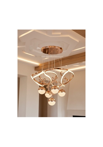 Plus Led Avize Altın Altın