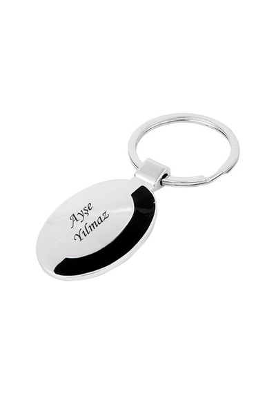 Pigado İsme Kişiye Özel Metal Oval Anahtarlık N11.3924