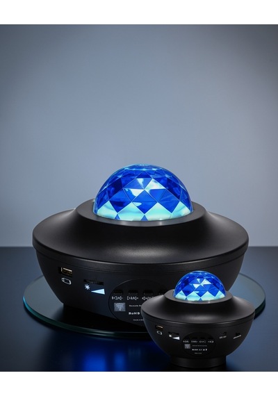 Bluetooth Bağlantılı Taşınabilir Yıldız Gece Lambası Disko Topu Uczxy918hparlör2