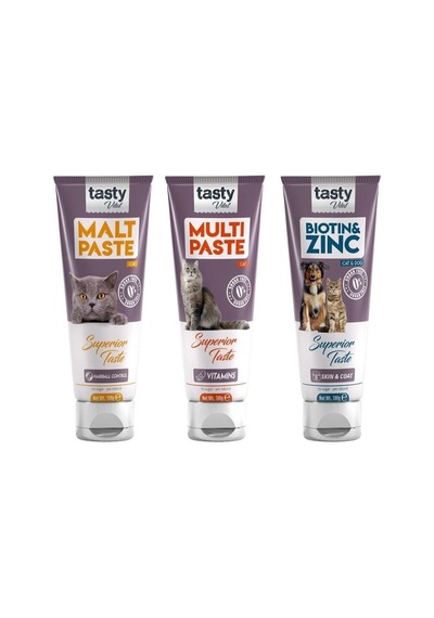 Kedi Malt Paste 100 Gr + Multi Cat Paste 100 Gr + Biotin Paste 100 Gr 3x100 Gr
