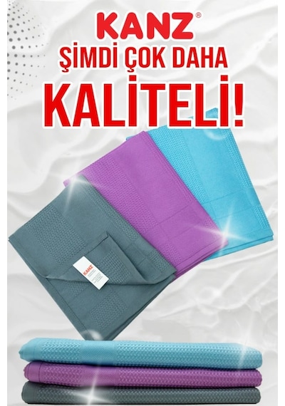 Kanz Microfiber Temizlik Bezi 3'lü 40 x 60 CM