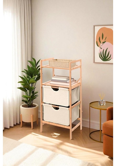 Digithome Bambu 2 Raflı 2 Çekmeceli Banyo Düzenleyici Çekmeceli Dolap Komodin Db-0045 Kahverengi Digithome Bambu 2 Raflı 2 Çekmeceli Banyo Düzenleyici Çekmeceli Dolap Komodin Db-0045 Kahverengi