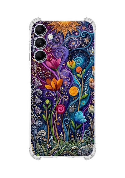 Printify Samsung Galaxy M15 İle Uyumlu Düşlerin Dansı Serisi Rüyalar Ötesi Tasarımlı Uv Baskılı Köşe Korumalı Antişok Kılıf Şeffaf