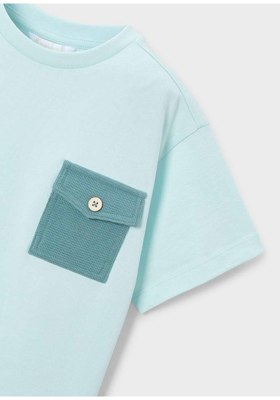 Mayoral Erkek Çocuk İki Tshirtlü Şort Takım Yeşil