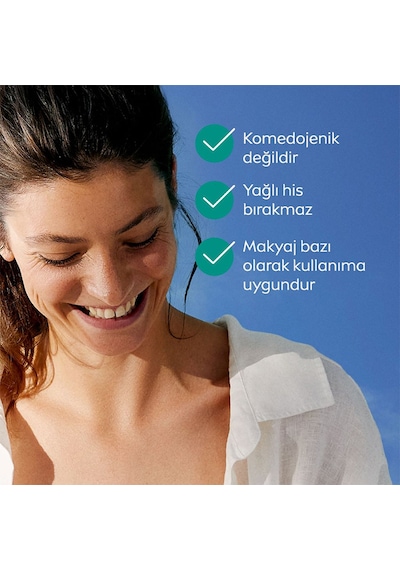 NIVEA Derma Skin Clear Sivilce Karşıtı Güneş Koruyucu Yüz Kremi SPF50 40 ML