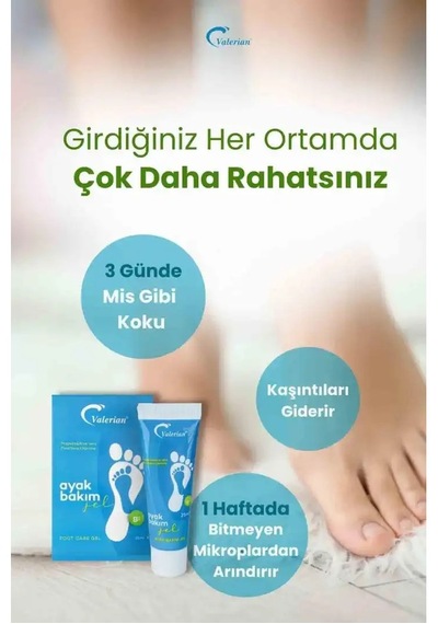 Valerian Ayak Bakım Jel