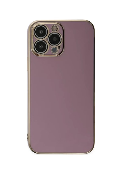 Newface Apple İphone 14 Pro Kılıf Volet Silikon - Mor