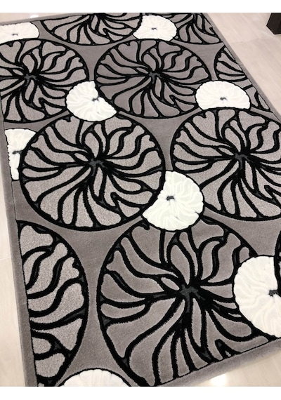 Kaşmir Halı Jade 165X250 Z 002-02 Gri Beyaz 4 M2 Halı !