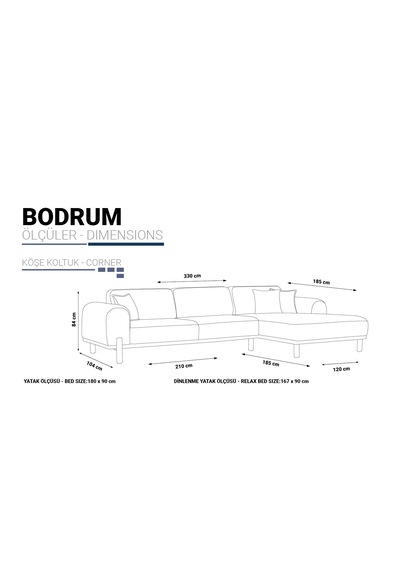 Bodrum Köşe Takımı 3+dinlenme