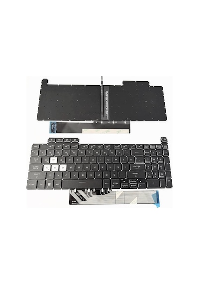 Asus Tuf Gaming A15 Fa507re-hn049 Klavye Rgb Aydınlatmalı Tuş Takımı