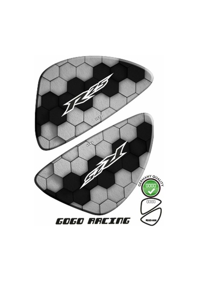Yamaha R25 2014 - 2018 Uyumlu Yan Pad 008 Çok Renkli